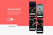 Fitocial UI kit for XD