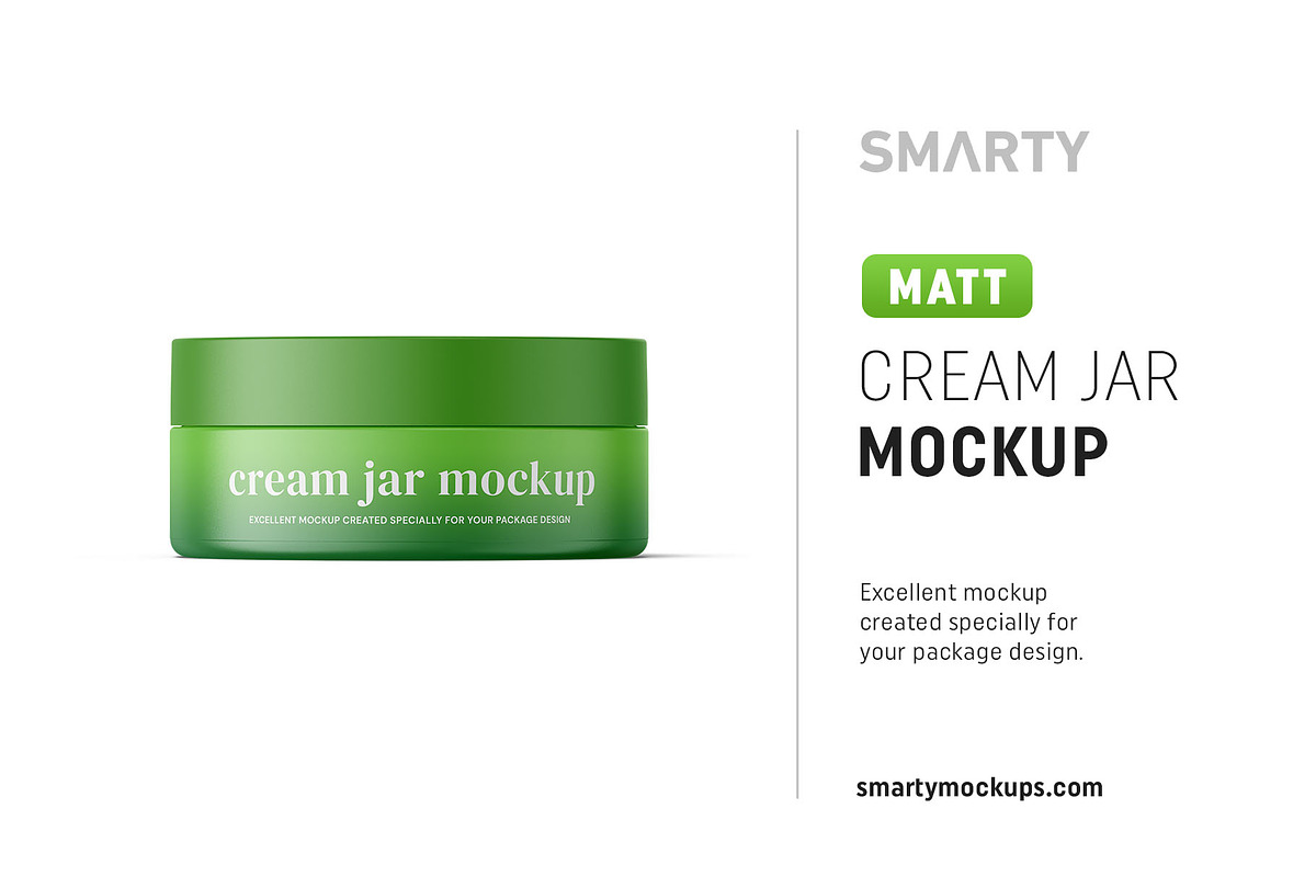 Cream jar mockup 100ml in Product Mockups - product preview 8