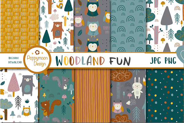 Woodland Fun paper