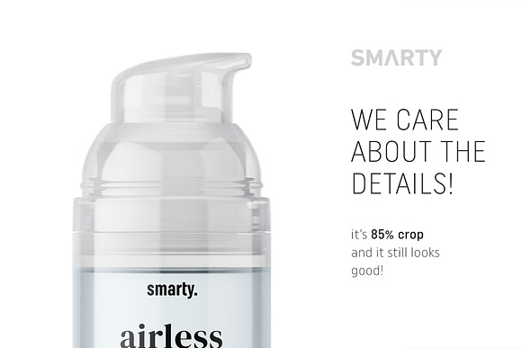 Airless bottle mockup in Product Mockups - product preview 3