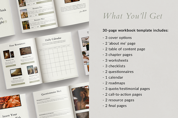 Course Creator Workbook | Lafayette in Magazine Templates - product preview 4