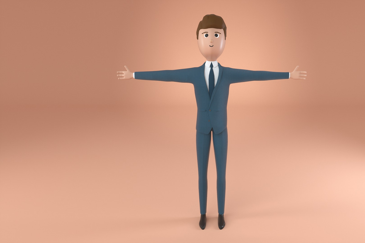 Man in Suit Character in People - product preview 8