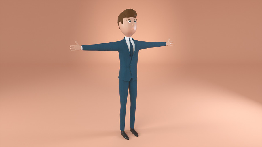 Man in Suit Character in People - product preview 9