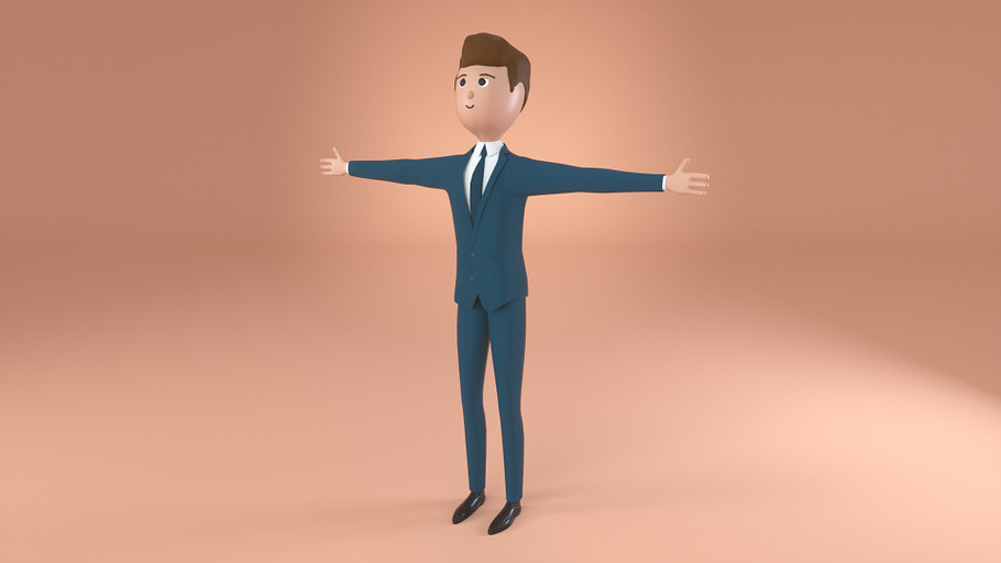 Man in Suit Character in People - product preview 26