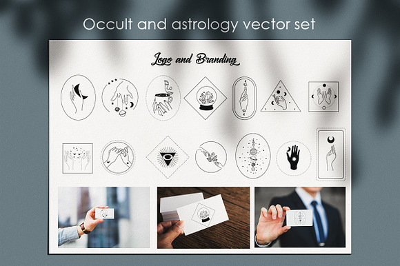 Occult and astrology vector set in Instagram Templates - product preview 9