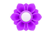 Background with soft violet flower