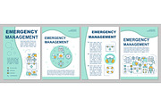 Emergency management brochure