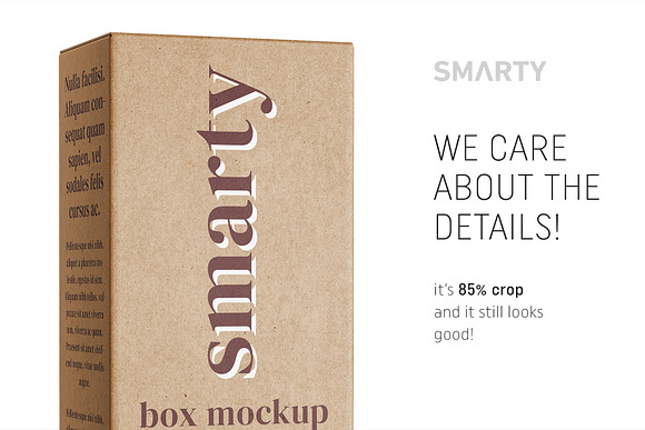 Box mockup 50x115x35 in Product Mockups - product preview 3