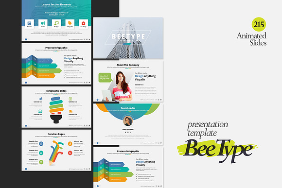 Bee-Type Corporate PowerPoint in PowerPoint Templates - product preview 1