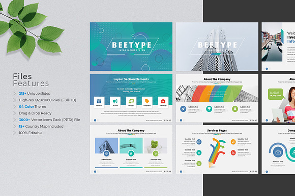 Bee-Type Corporate PowerPoint in PowerPoint Templates - product preview 2