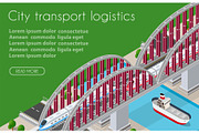 Transport Logistics 3D Isometric