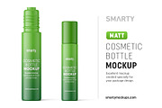 Matt cosmetic bottle mockup 20ml