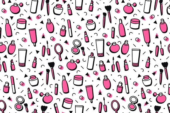 Makeup & Cosmetics Seamless Patterns in Patterns - product preview 2