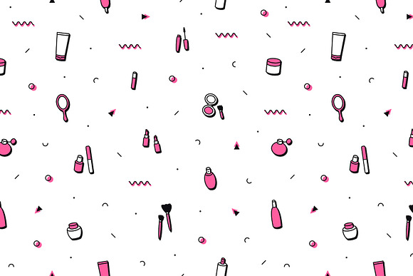 Makeup & Cosmetics Seamless Patterns in Patterns - product preview 3
