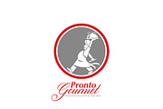 Pronto Gourmet Retro Logo