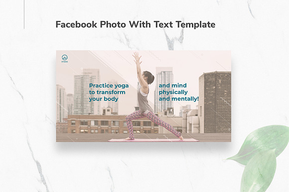 Yoga Instructor Facebook Materials in Facebook Templates - product preview 5