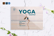 Yoga Instructor Greeting Card