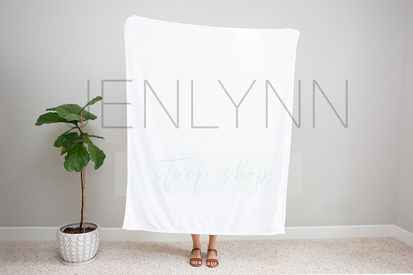 50x60 Minky Blanket Mockup #15