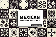 Mexican Talavera Tiles Patterns Set