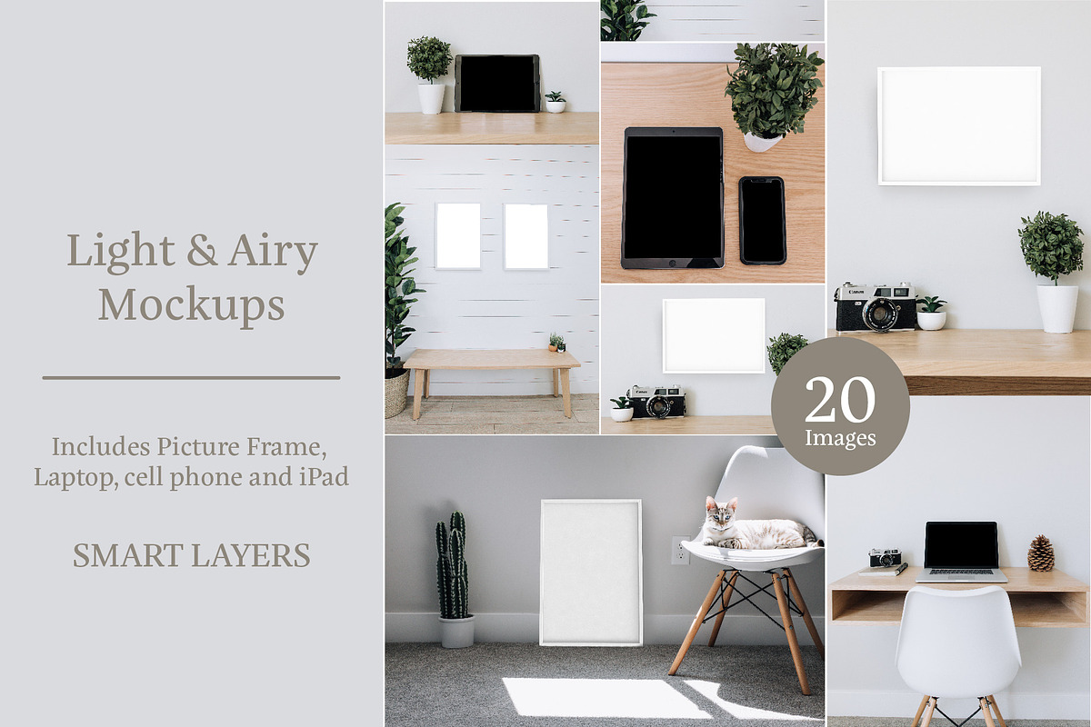 Light & Airy Mockup Bundle in Scene Creator Mockups - product preview 8