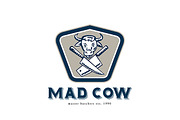 Mad Cow Master Butchers Logo
