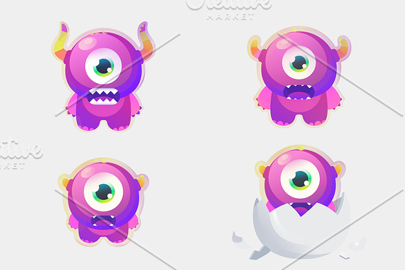 Baby Monsters SVG Bundle in Illustrations - product preview 2