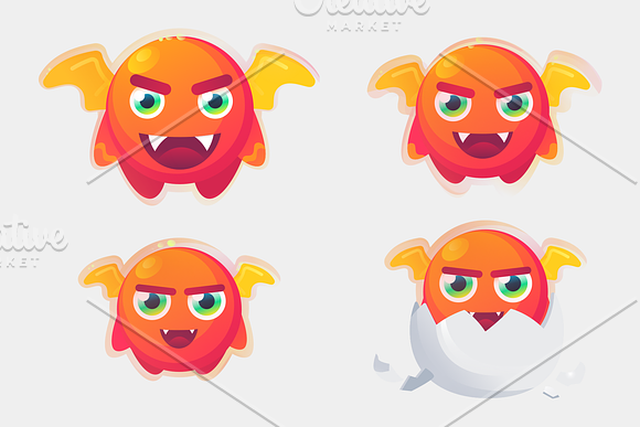 Baby Monsters SVG Bundle in Illustrations - product preview 3