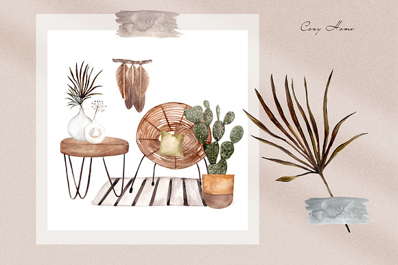 Summer mood. Aesthetic collection in Illustrations - product preview 9