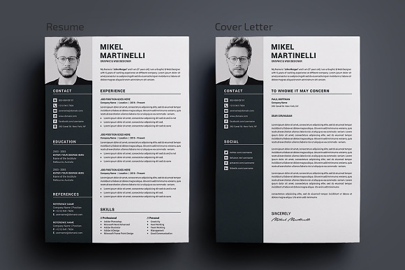 Resume/CV Word Template in Resume Templates - product preview 1