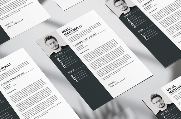 Resume/CV Word Template in Resume Templates - product preview 3