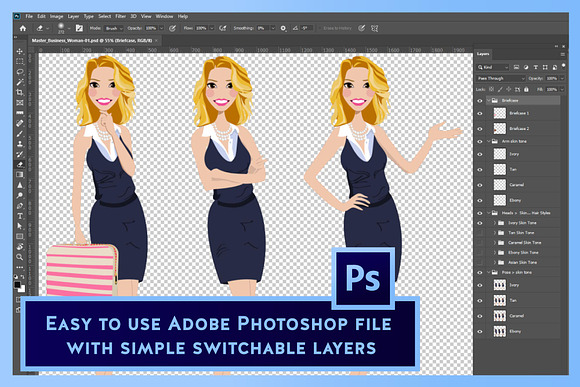 Business Woman | Vector Bundle in Illustrations - product preview 4