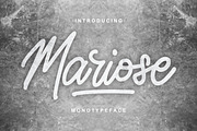 Mariose | Monotypeface Script Font
