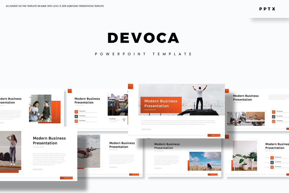 Devoca - Powerpoint Template in PowerPoint Templates - product preview 8