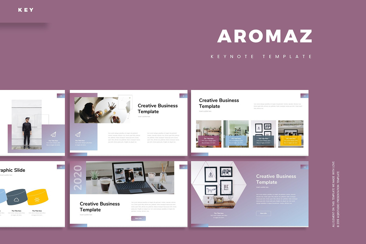 Aromaz - Keynote Template in Keynote Templates - product preview 8