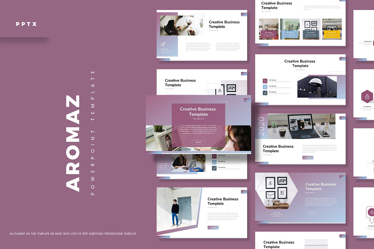 Aromaz - Powerpoint Template in PowerPoint Templates - product preview 8