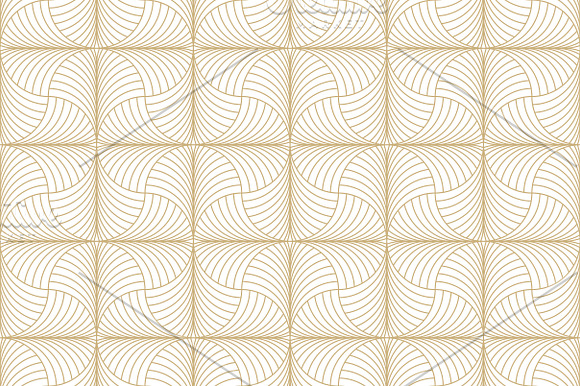 Set of art deco seamless patterns in Patterns - product preview 2