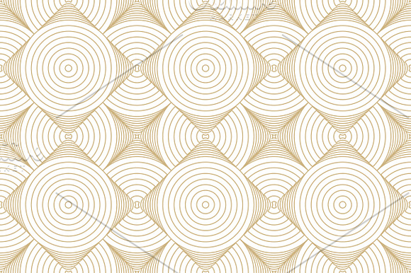 Set of art deco seamless patterns in Patterns - product preview 3