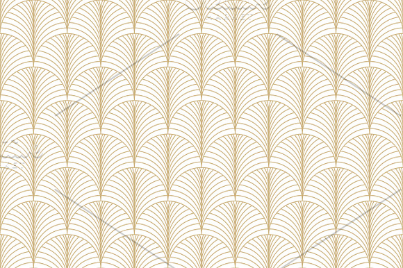Set of art deco seamless patterns in Patterns - product preview 4