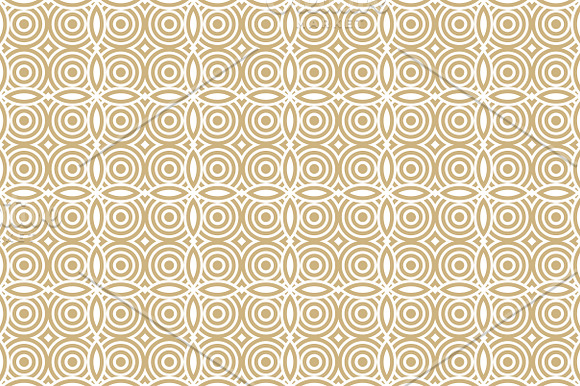 Set of art deco seamless patterns in Patterns - product preview 5