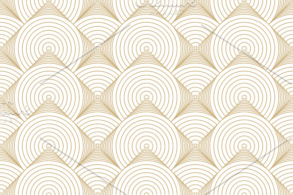 Set of art deco seamless patterns in Patterns - product preview 6