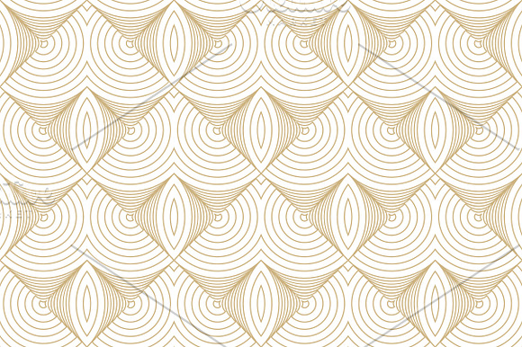 Set of art deco seamless patterns in Patterns - product preview 8