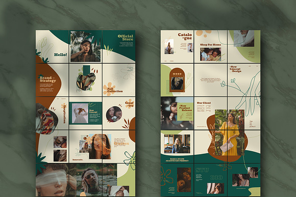 Numexotic Puzzle Instagram Feed in Instagram Templates - product preview 1