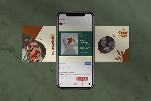 Numexotic Puzzle Instagram Feed in Instagram Templates - product preview 2