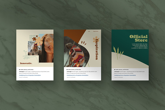 Numexotic Puzzle Instagram Feed in Instagram Templates - product preview 5