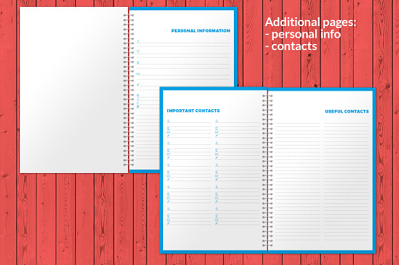 Weekly Planner 2021 (WP040-21-S) in Stationery Templates - product preview 3