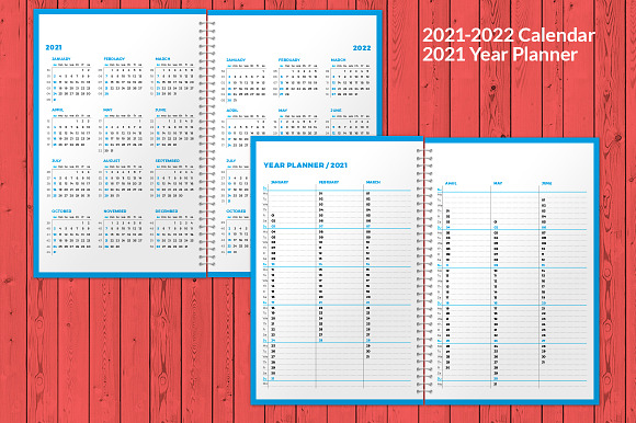 Weekly Planner 2021 (WP040-21-S) in Stationery Templates - product preview 4