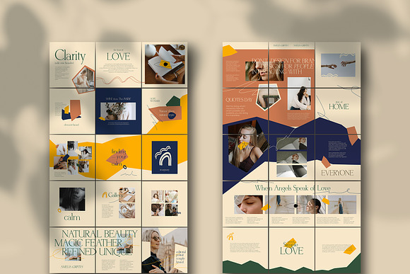 liefde Puzzle Instagram Feed in Instagram Templates - product preview 1