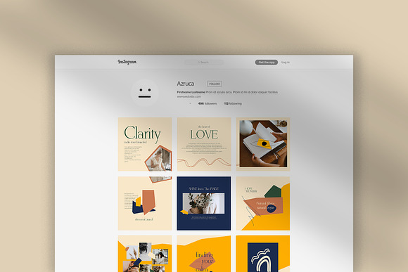 liefde Puzzle Instagram Feed in Instagram Templates - product preview 3