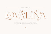 Lovalina - Elegant Serif Font Family