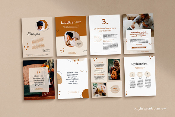 eBook duopack / CANVA, INDD in Magazine Templates - product preview 11